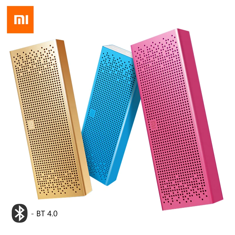 Xiaomi mi Bluetooth Динамик английская версия стерео Беспроводной ni Портативный s музыка