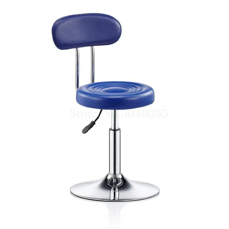 Bar stool bar chair rotating lift back home high stool round stool fashion creative beauty stool swivel chair - Цвет: unit cm  12