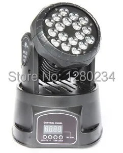 Светодиодное освещение 2 шт./лот американская сцена 18*3 Вт RGB мини-луч движущаяся