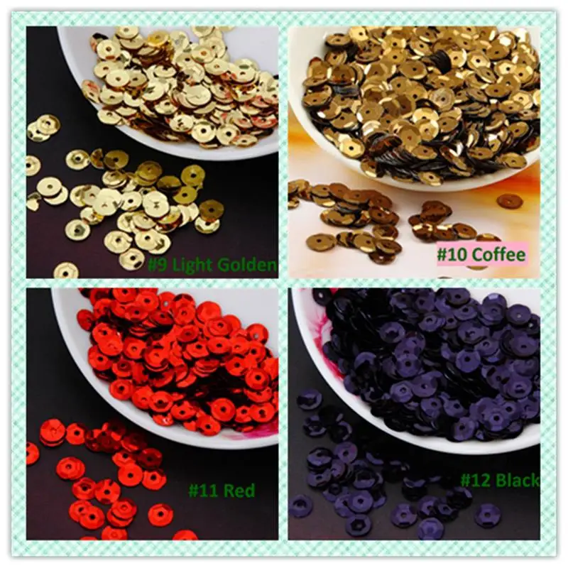 8 мм однотонная круглая чашка блестки для альбом вырезок рукоделия и шитья сделай