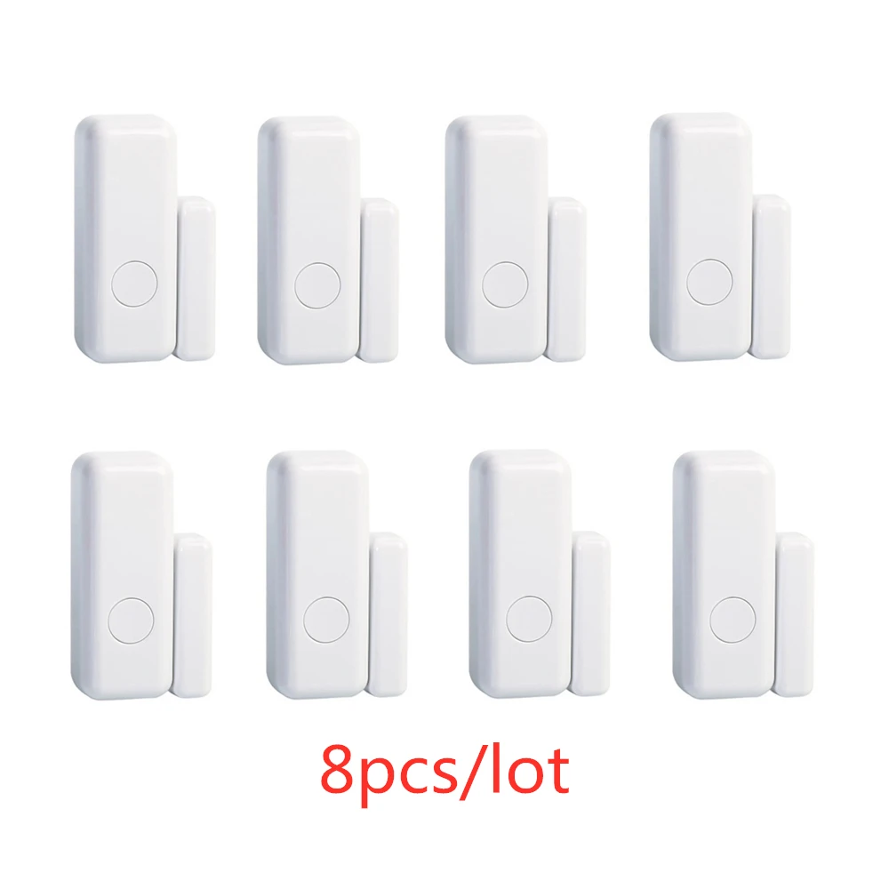 3/5/8 шт./лот, Wi-Fi, 433 МГц, в то время как Беспроводной Smart открыть оконные и дверные профили Сенсор на обнаружение дверь сигнализации дома App уведомления - Цвет: PGST-PB-67R-8pcs