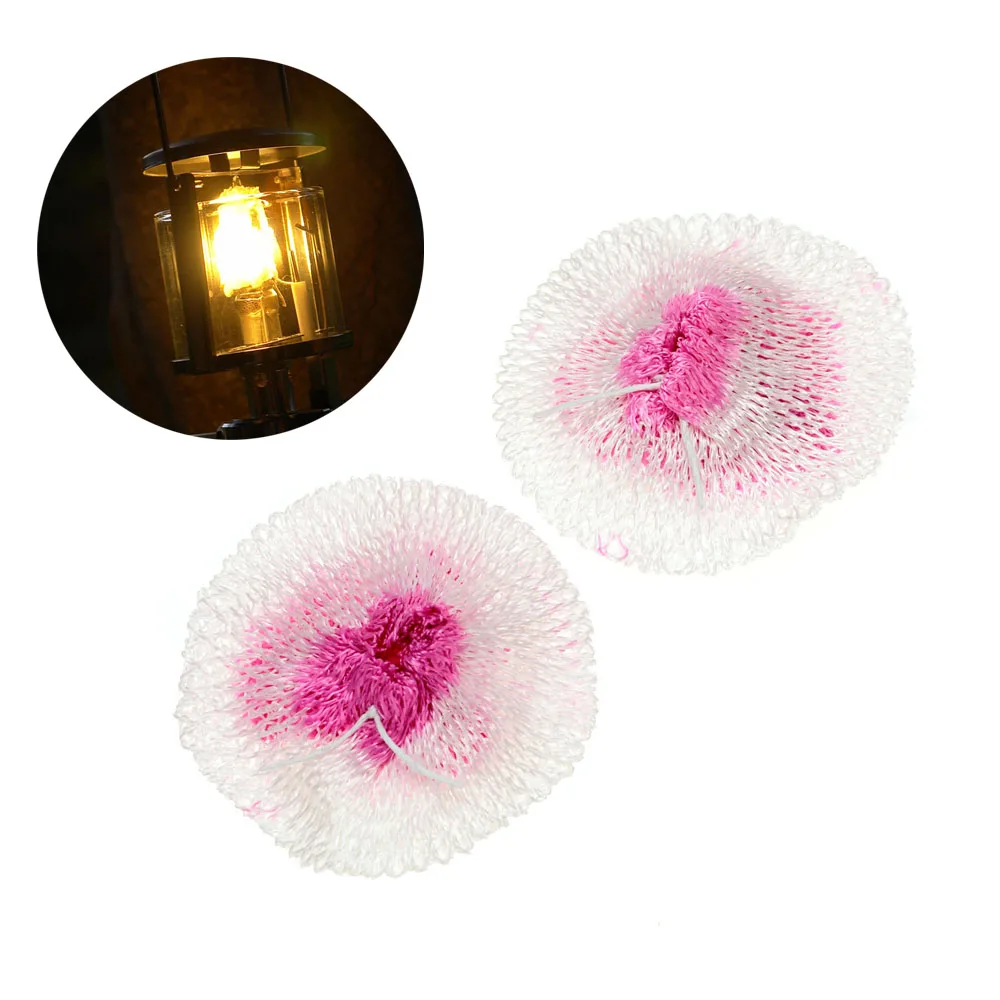 2pcs Outdoor Camping Gas Lantern Mantles Durable Outdoor Light Lamp Mantle Lamp Shade Gas Lantern Mantles Camping Accessories
