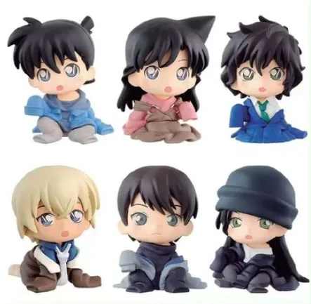 6 шт./лот фигурки детектива Конана игрушки модельки подарок для детей|Игровые и