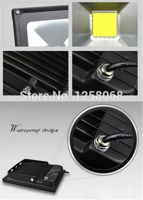 

10pcs LED FloodLight 10W 30W 50W 100W Reflector LED Flood Light Waterproof IP65 Spotlight Wall Outdoor Lighting Warm Cold White