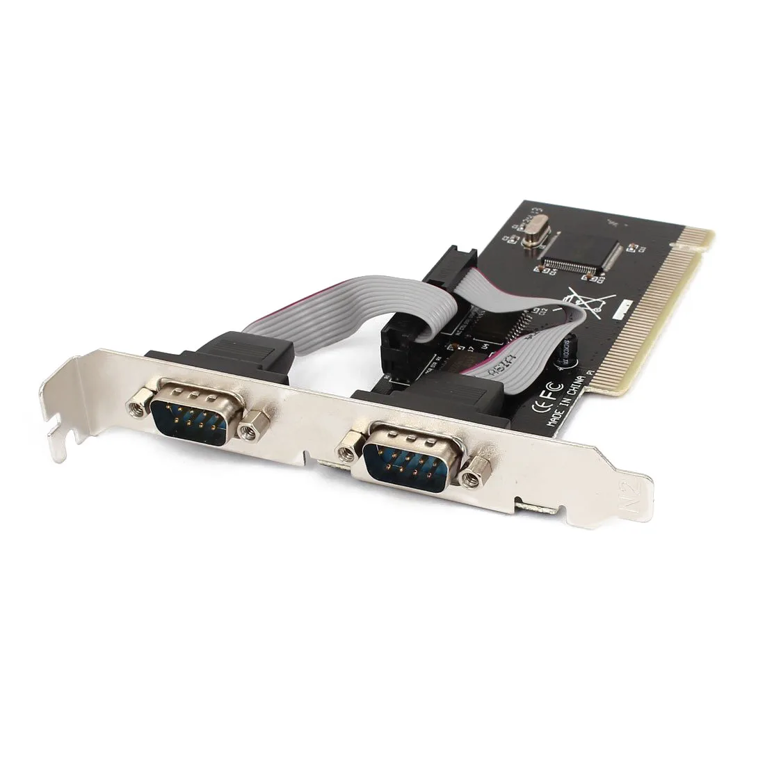 2 порта PCI Серийный RS232 DB9 адаптер карты контроллер Поддержка компьютерная карта