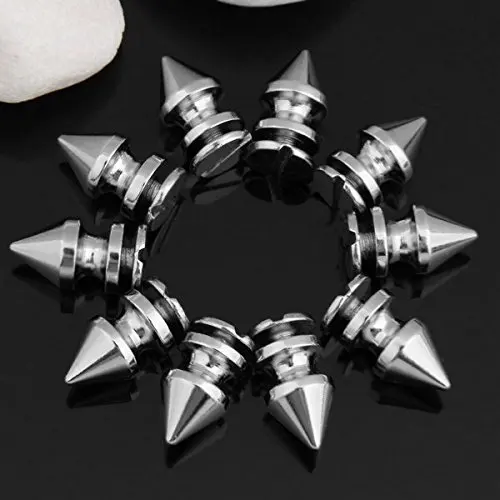 Шипы шипы из серебристой и медной стали 10 шт. 0 3x0 5&quot|spikes punk|stud spikescrewback studs |