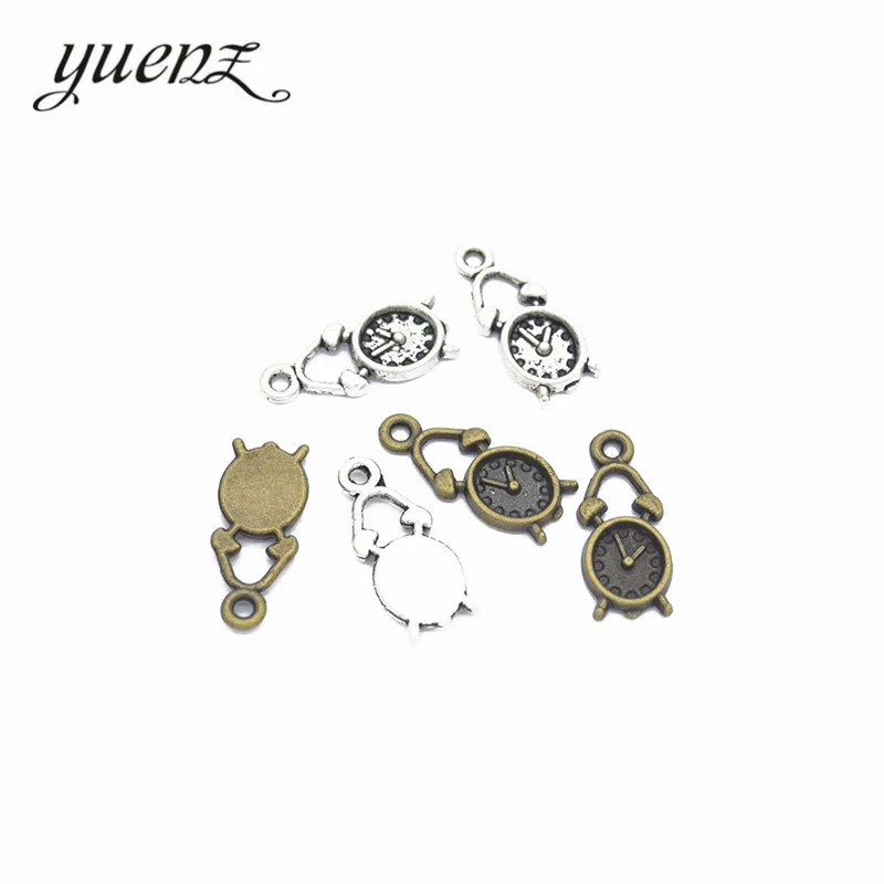 YuenZ 30 шт Бронза Серебро Тибет покрытые колокольчиком Подвески Ювелирные изделия