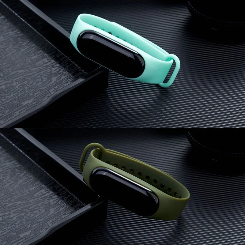 Для Xiao mi Band 4 3 ремешок для часов мягкий резиновый ремешок с пряжкой для Xiao mi Band mi 3 ремешок для часов horloges bandje