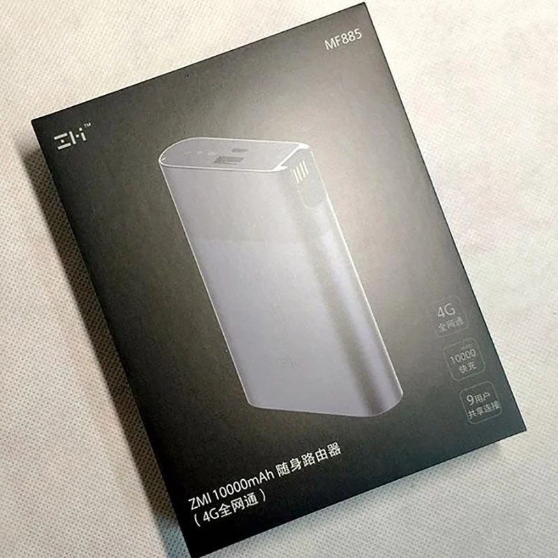 ZMI 4G wifi роутер power bank 3g Mifi мобильный Точка доступа с 10000 мАч QC2.0 батарея быстрой