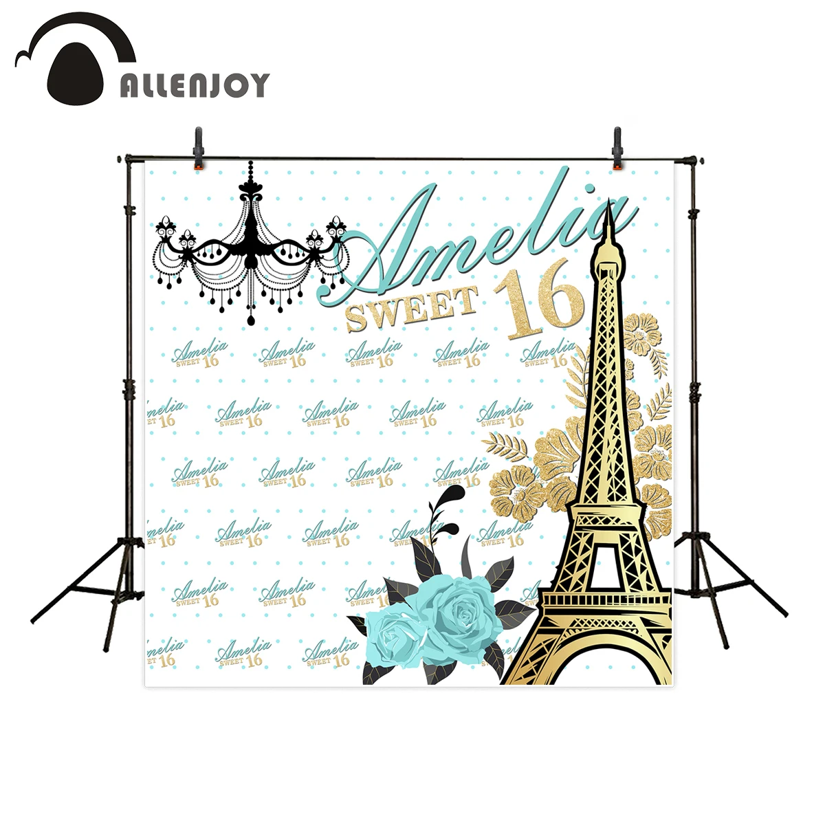 Фотофон Allenjoy с изображением Эйфелевой башни|photographic background|background eiffel towerbackground