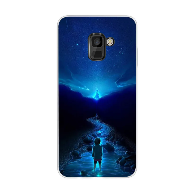 Style 4 Мягкий ТПУ чехол для samsung Galaxy A8 космический силиконовый чехол для Galaxy A6 J4 J6 Plus J8 A7 A9 чехол для телефона s Coque capa - Цвет: Style 4