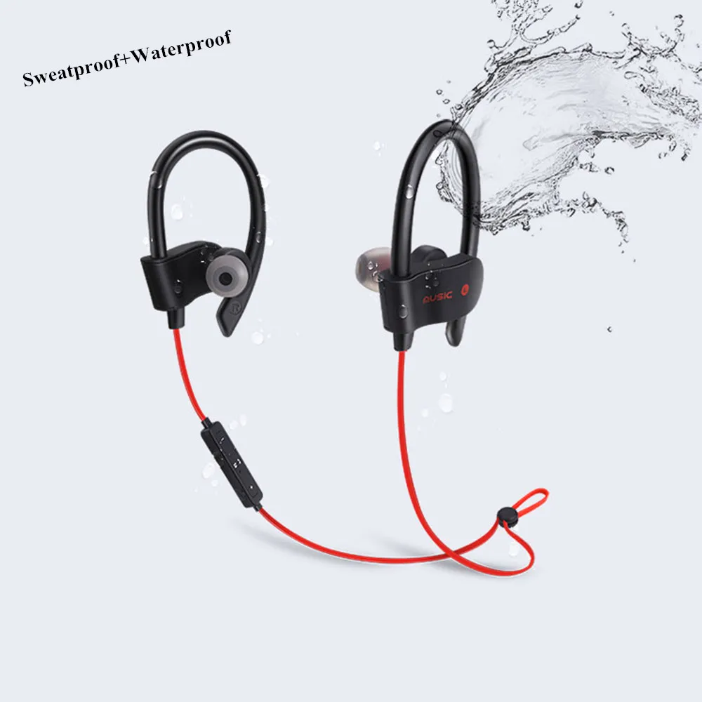 Беспроводной Bluetooth Наушники Водонепроницаемый IPX5 наушников Спорт Бег стерео