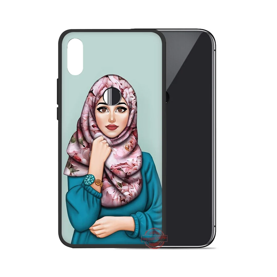 WEBBEDEPP Oriental Woman In Hijab Face Muslim Islamic Gril Soft Case for Redmi Note 8 7 6 5 Pro 4A 5A 6A 4X Plus S2 Go Cases | Мобильные