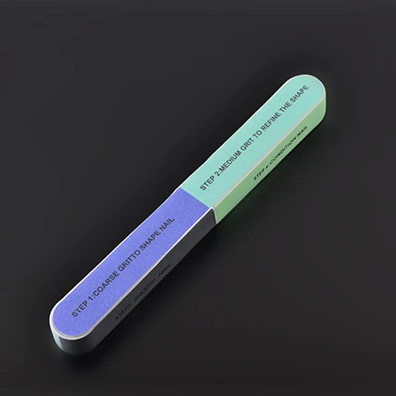 

100PCS/LOT Professional Salon Quality 7 Steps in 1 Nail Art Manicure Black Buffing / Sanding Block / File By VAGA