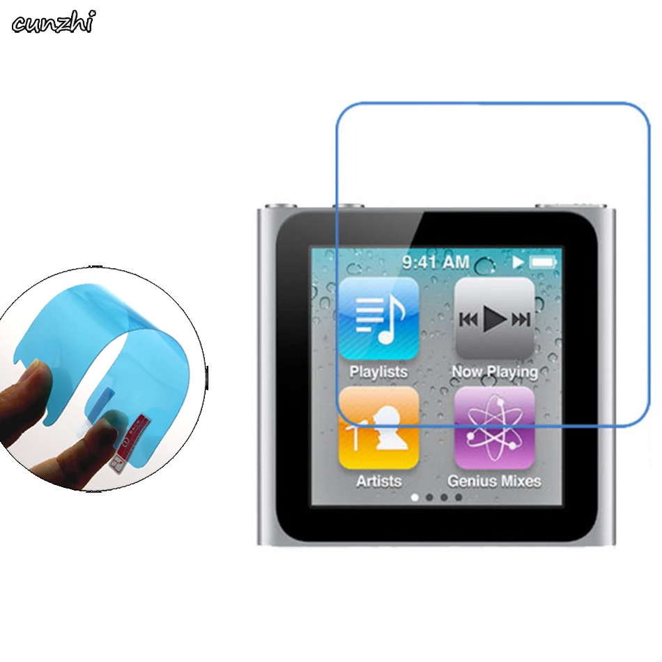 Сверхпрозрачная защитная пленка из мягкого ТПУ с нано покрытием для APPLE iPod Nano 6