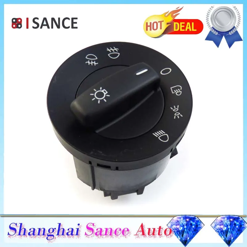Переключатель фары ISANCE 1K0941431N для VW Passat B6 Jetta V Golf Tiguan Touran Eos Caddy 2003 2004 2005 2006-2013 |