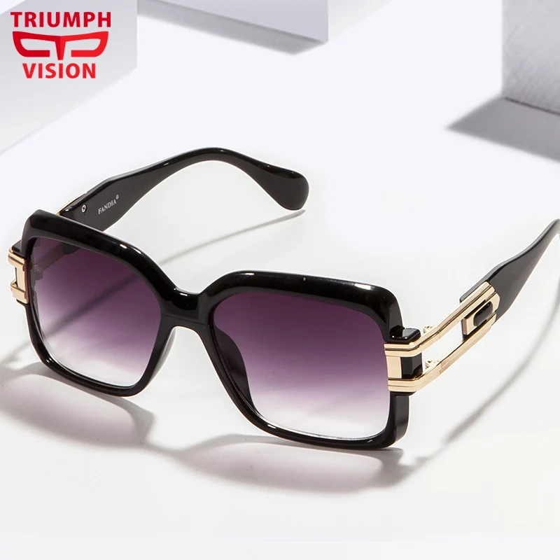 Солнцезащитные очки TRIUMPH VISION мужские оверсайз квадратные роскошные брендовые UV400