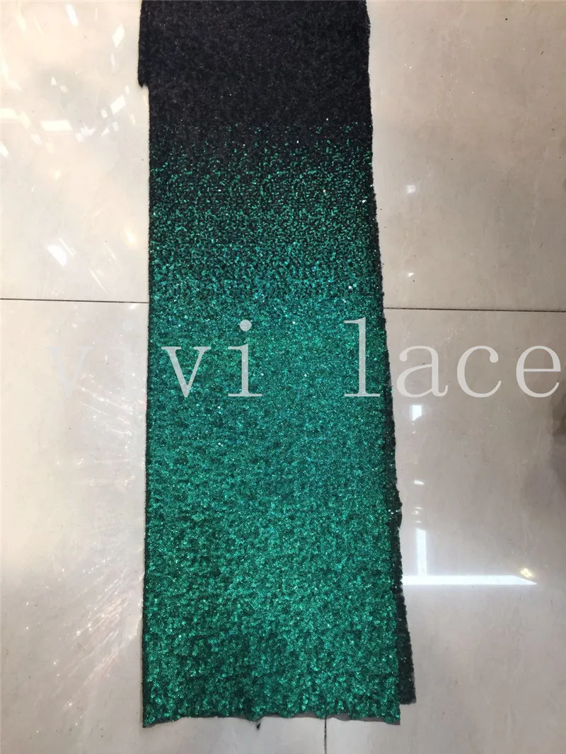 stock 5 yards zp001#green mix black sequin best quality dobby net mesh dress lace for bridal wedding dress/sawing | Дом и сад