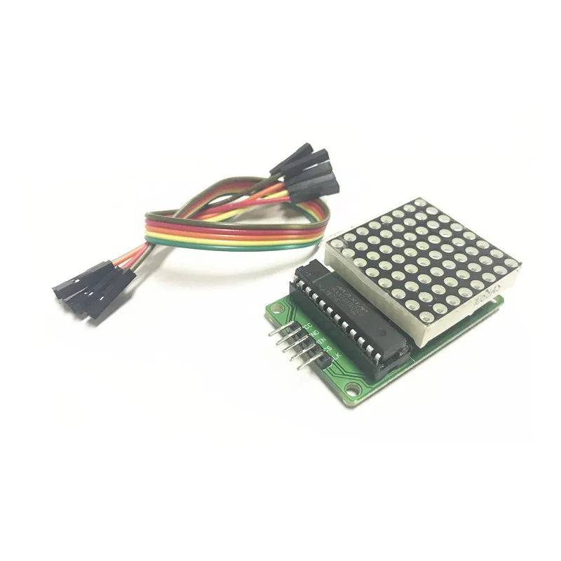 Модуль управления MAX7219 для Arduino 5 В интерфейсный модуль 8x8 выходной ток общий