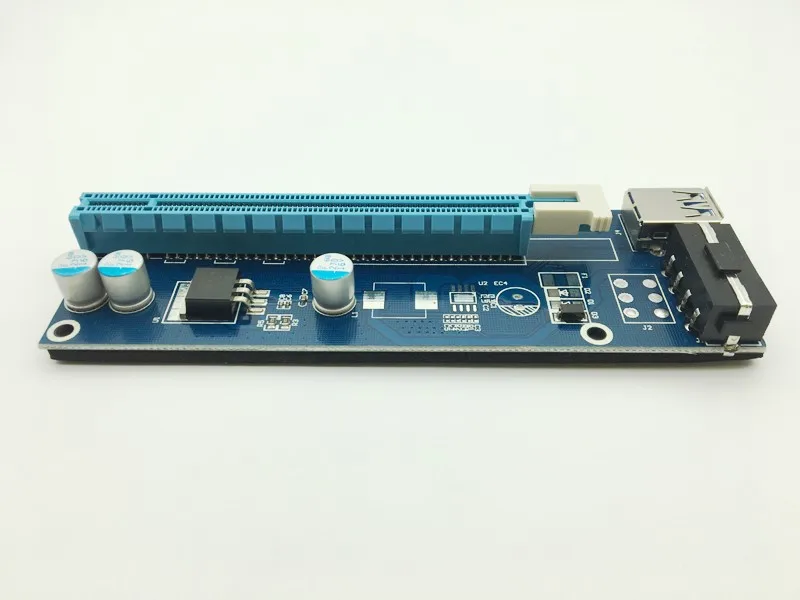 Райзер VER007 60 см PCI E карта Express 1x до 16x USB 3 0 SATA 4Pin IDE для майнинга BTC Bitcion Antminer|Платы