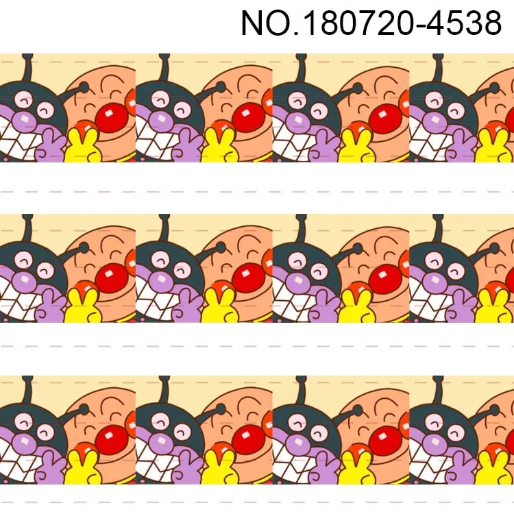 10 ярдов разные размеры корсажная лента Anpanman с мультяшным принтом|Ленты для шитья|