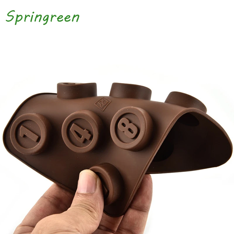 Springreen противопригарная силиконовая основа форма для шоколада номер желе льда