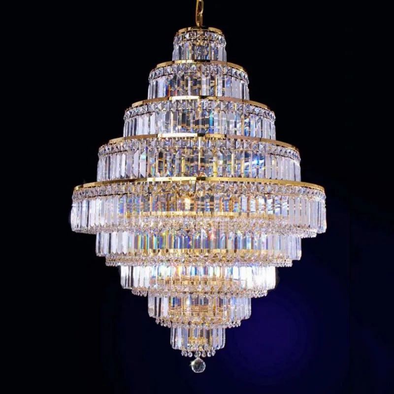 Manggic Lighting French Empire Gold Chrome Chandeliers Modern Crystal Light Living room lights | Лампы и освещение