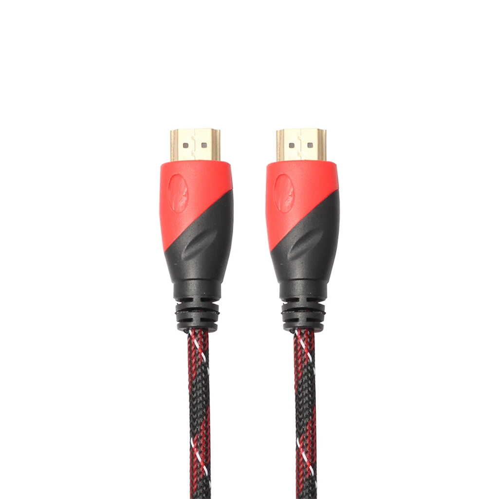 REXLIS нейлоновая оплетка кабеля HDMI 0 5 M 1 м 3 10 кабель 1080 P 3D для PS4 Xbox проектор HD ЖК