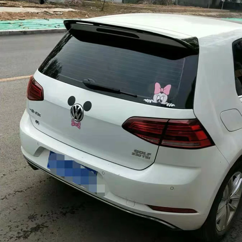Для Volkswagen GOLF MK7 спойлер высокого качества ABS Материал заднее крыло праймер цвет задний спойлер 2013- GOLF 7 спойлер