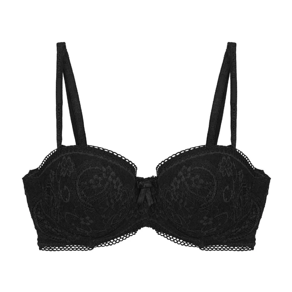 Женские кружевные бюстгальтеры пуш ап синие черные бежевые Бюстгальтеры без