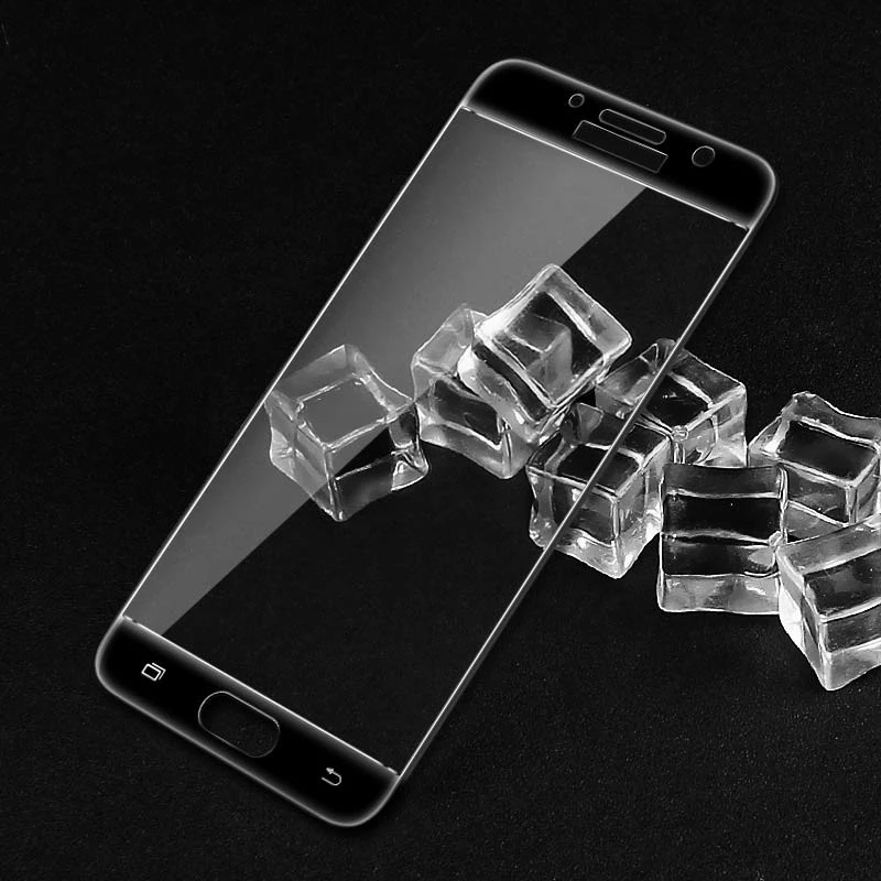 Закаленное стекло с полным покрытием для защиты экрана Samsung Galaxy A3 A5 A7 2017