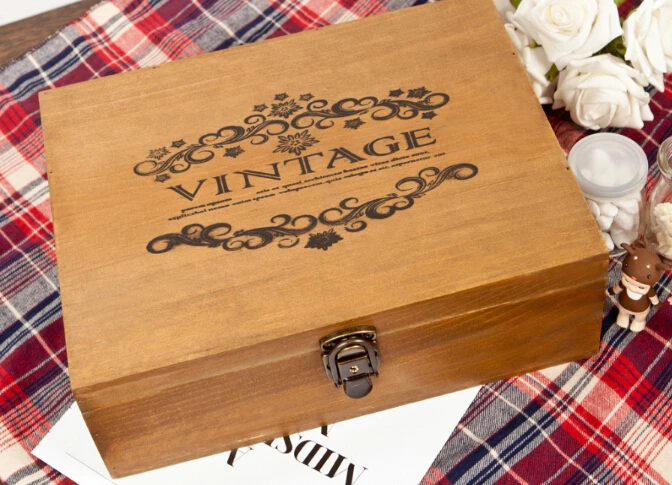 1 шт. старый деревянный ящик для продуктов Ретро хранения деревянных ящиков