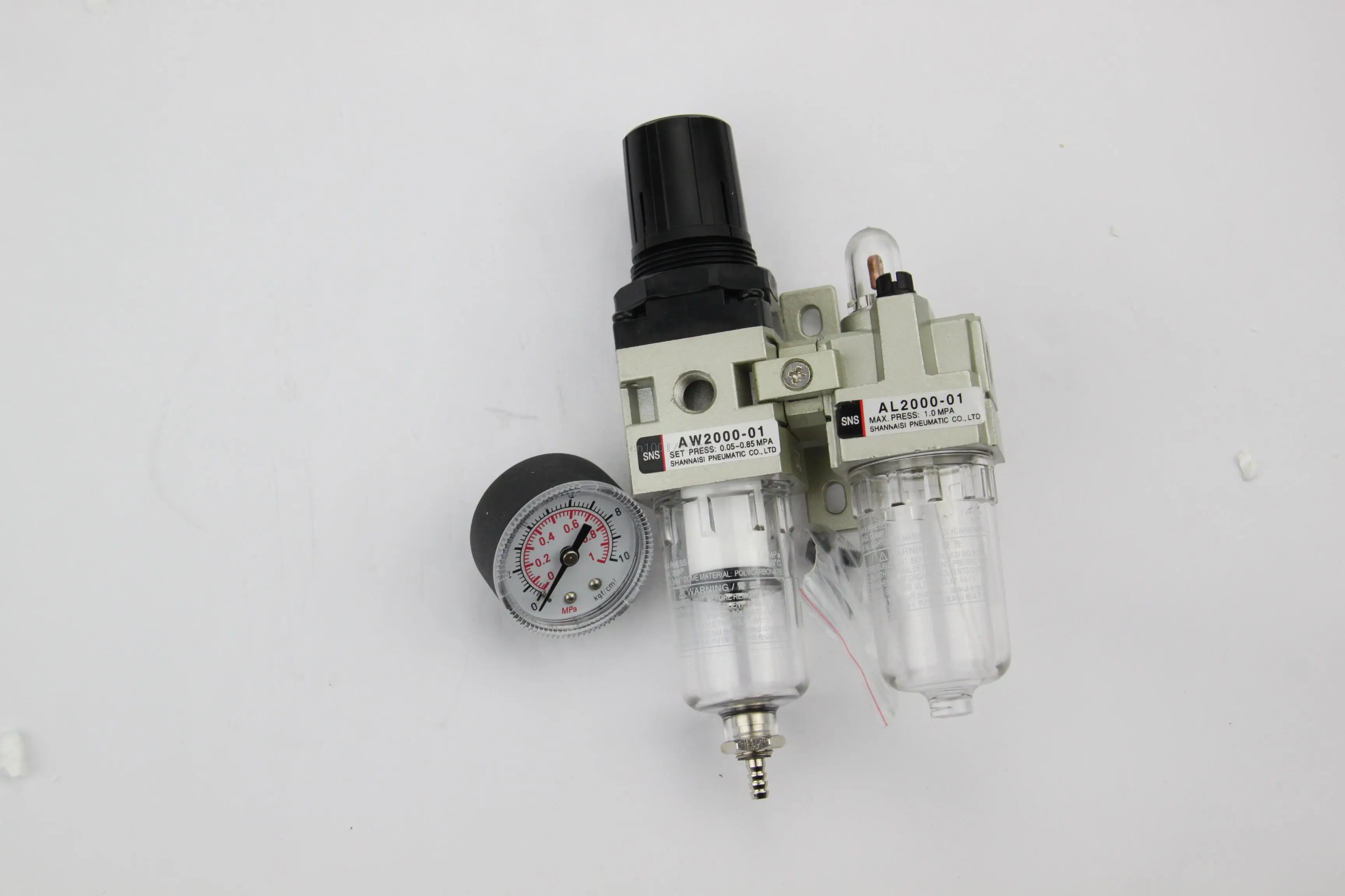 AC2010-01A 1/8&quotPT SMC manual drain type air filterSNS pneumatic components gas source processor two joint oil-water separator |