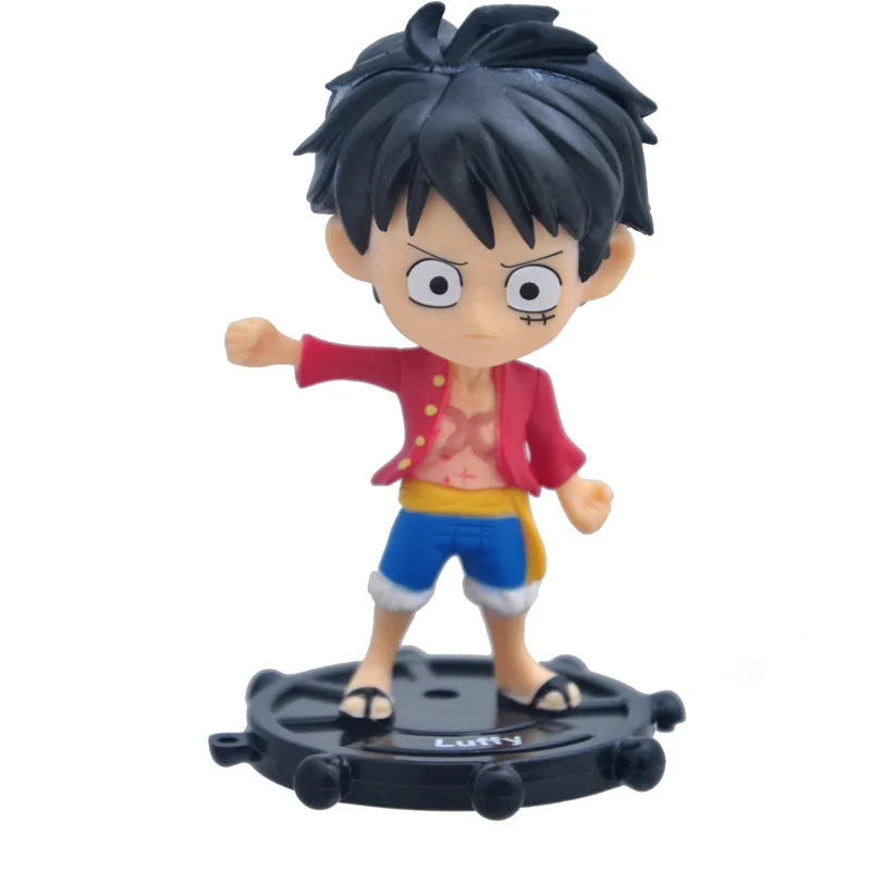 6 шт./лот Luffy Zoro Sanji Trafalgar Law Edward Newgate Donquixote Doflamingo Chopper Hancock ПВХ фигурка модель игрушки