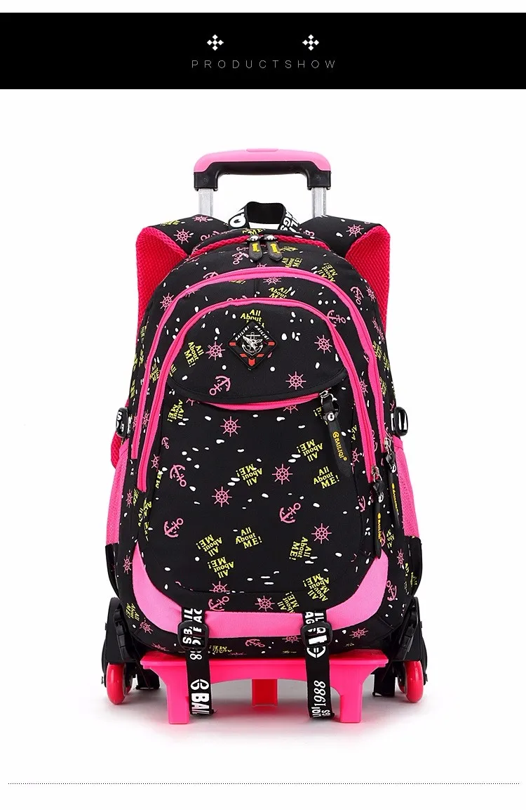 Рюкзаки на колесиках Школьные Сумки Sac a dos детские сумки Bolsa Infantil школьные рюкзаки для девочек школьные рюкзаки