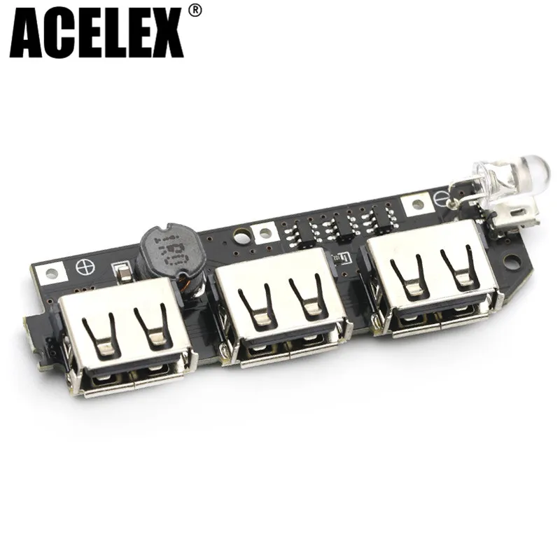 3 USB 5V 1A 1.5A 2.1A зарядное устройство для зарядного устройства монтажная плата