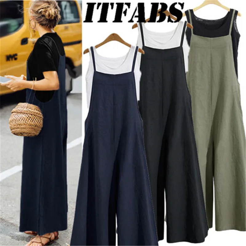Новый бренд Женский Повседневный Комбинезон из полиэстера комбинезон на