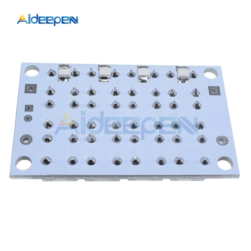 DC 3V-5V 5mm 12 LED Super Bright White LED Piranha Board Night LED Lights Lamp High Brightness DIY Kit