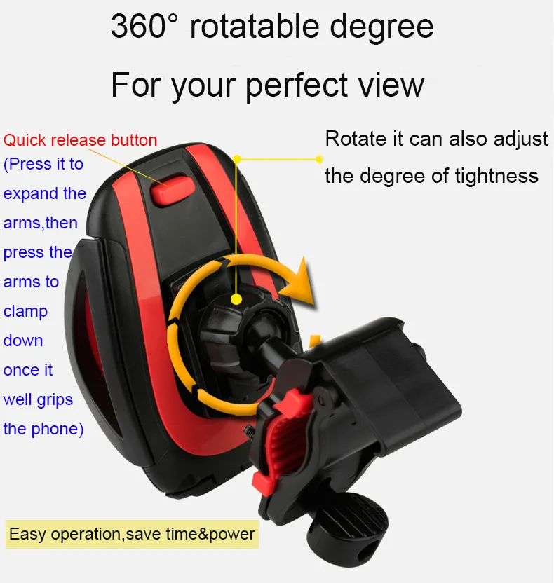 Bike Bicycle Motorcycle Mobile Phone Flexible Adjust Stand Holder for Smartphone/Meizu m5s/m3s/m3/m5 note/pro 6/Samsung j5/j7/j3 | Мобильные