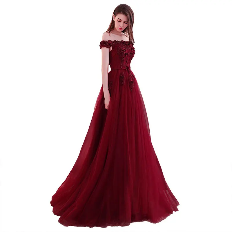 FADISTEE, Новое поступление, элегантное вечернее платье, вечерние платья, Vestido de Festa, кружевное платье, расшитое бисером, с аппликацией, на шнуровке, платье для выпускного вечера