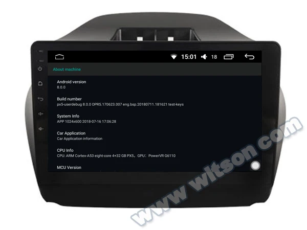 WITSON 9 ''IPS экран Android 8 0 Восьмиядерный 4 Гб RAM + 64 Flash CAR RADIO для HYUNDAI IX35 1024x600 HD DVR/WIFI