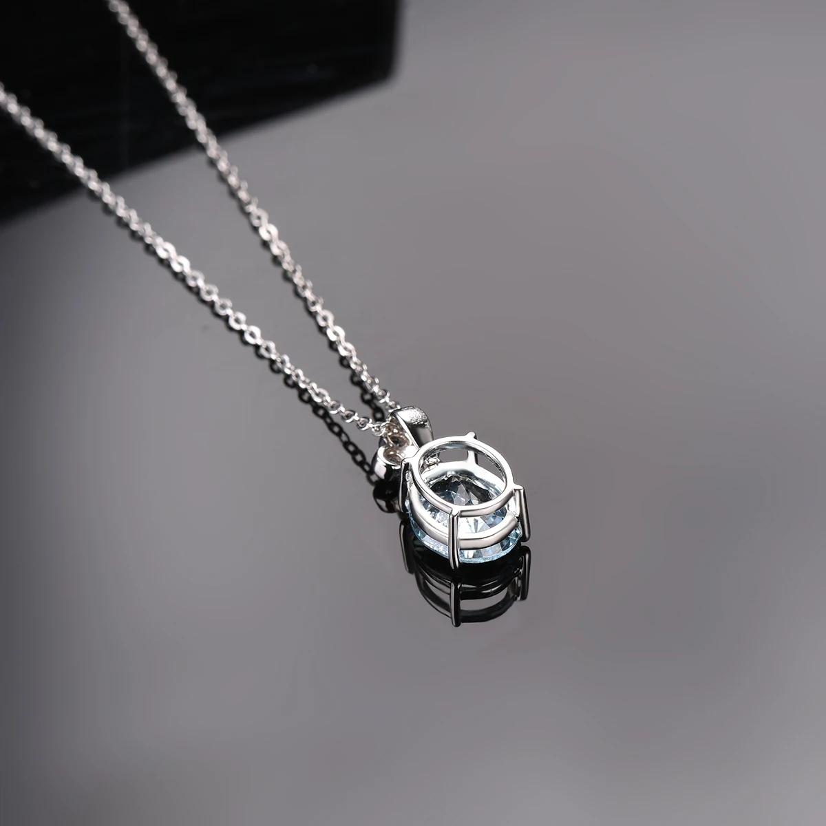 LP натуральный камень ювелирные изделия Твердый 18K 750 Белое золото подлинный