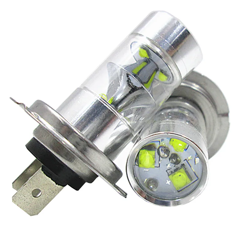 2 шт. Высокой Мощности Противотуманные Фары С линзой H7 45 Вт XBD Чип 9SMD 9LED лампы H7 Противотуманные фары Дальнего света 6000 К Белый 12 В DC