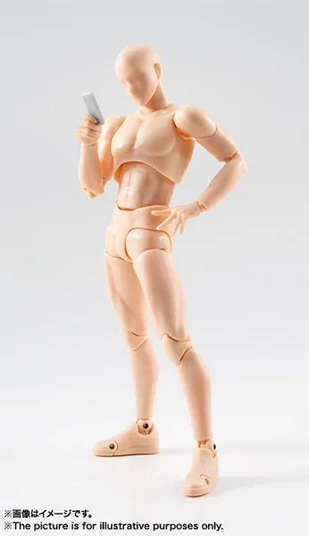 SH. Figuarts 15 см эскиз тела Кун/тело Чан DX набор подвижный мужской \ Женский ПВХ фигурка Коллекционная модель игрушки модель сплошной черный