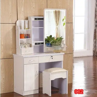 Модный туалетный столик для спальни с мини шкафом и подвижным зеркалом|bedroom