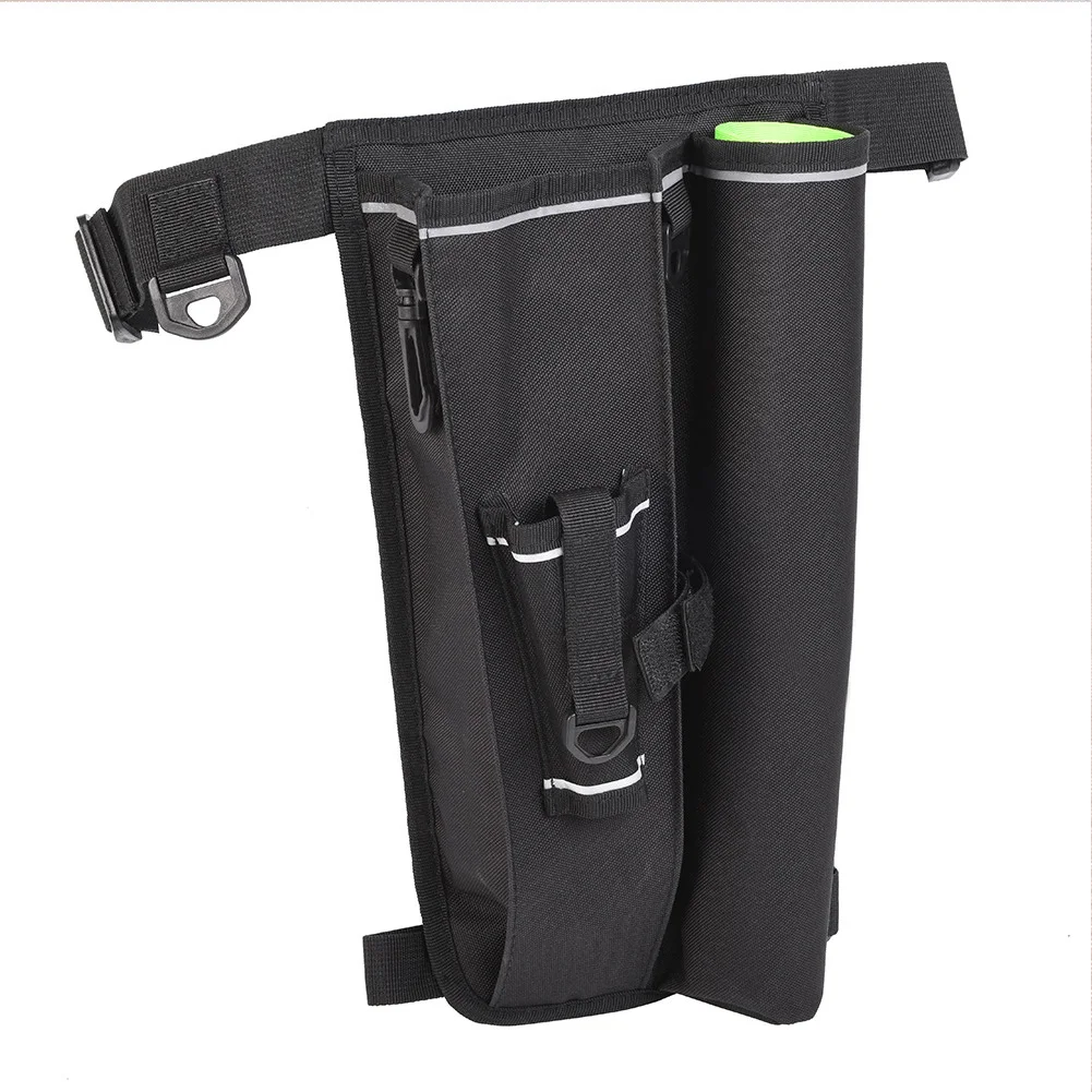 Черный дышащий регулируемый ремень поясная Рыболовная Сумка держатель для