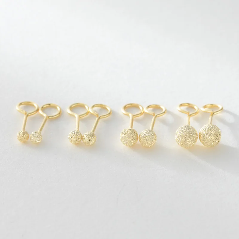 Серьги женские/мужские/женские из серебра пробы с искусственным