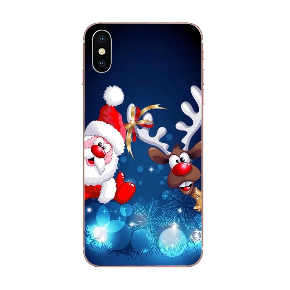Soft Print Capa For Huawei P7 P8 P9 P10 P20 P30 Lite Mini Plus Pro 2017 2018 2019 Merry Christmas Santa Claus Classic | Мобильные
