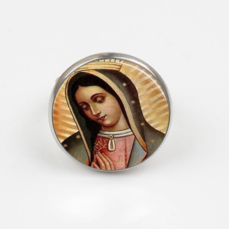 Женское Ювелирное кольцо Our Lady of Guadalupe винтажное бронзовое в стиле стимпанк с
