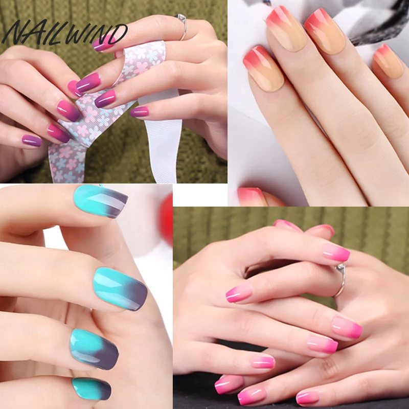 NAILWIND хамелеон изменяющийся от температуры T01 30 гель лак для ногтей Гель